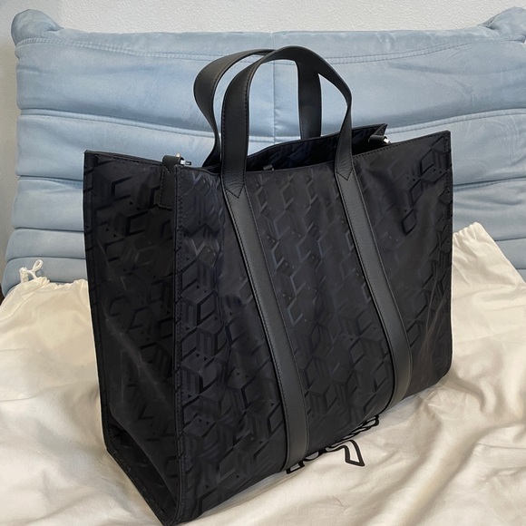 Mcm Klassik Tote in Cubic Jacquard Nylon - Picture 5 of 7